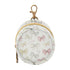 PYBUG Bow Round Pacifier Storage Case, Polyester & TPU Lined with Hook Buckle,