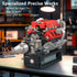 10204 V8 Sets, V8 8-Cylinder Adults/14+(750+PCS) Mould King Engine Building Blocks Engine Model kit That Run, Build
