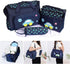 Decours 4Pieces Set Set Oxford Fabric Baby Diaper Bag Baby Diaper Ideal For Travel Shopping Or Walks Pram