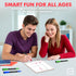 9x12 SCRIBBLEDO Hangman Board Game Dry Erase Double-Sided Whiteboard with Blank Writing Surface Hang Man Games Reusable