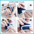 2 Pieces Silicone Toddler Baby Finger Guard with Breathable Wrist Band Thumb Kit to Prevent Children from Sucking