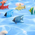 12PCS Tropical Fish Toys, Educational Ocean Animal Figures Set, Miniature Toys for Boys and Girls, Themed Party Favor
