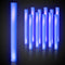 Fun Central LED Foam Sticks - 12 Pack, 16-Inch, 3 Light-Up Modes for Mardi Gras & St Patricks Day (Blue)