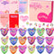 UMEELR Valentines Day Clay Kit with Cards, 28 Pack Valentine Butter Slime, DIY
