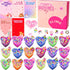 UMEELR Valentines Day Clay Kit with Cards, 28 Pack Valentine Butter Slime, DIY