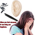 Novelty Ears Shaped Popping Pimples Toy, Decompression Blackhead Remover with Upgraded Tweezers