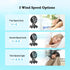 Portable Fan with 20H Battery, Small Clip-On, 360° Rotate, 4000mAh USB Cooling Fan for Travel, Camping, Crib
