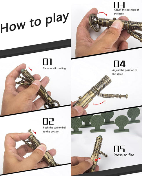 Tactical Mortar with Mortar Rounds Educational Toy