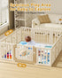 50x50, 4 TINYHARBO Premium Foam Baby Play Mat Developmental Zones Play Mat with Removable & Machine Washable Cover