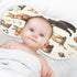 JUZIHAI 22 11 Inch, 2 Pack Woodland Animals Muslin Baby Burp Cloths Soft Absorbent Cotton Burping Cloth Burping Rags