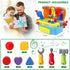 Musical Learning Workbench Baby Toys for 1 Year Old Boy Girl, Early Educational Sound Shape Tool Set for Kids Age 1-2