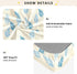 decor gift 1 Pack Fern Baby Blue Baby Crib Sheets Cotton Playard Sheet Soft Crib Mattress Sheet for Nursery Decor para