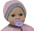 Set 12 Inch Baby Doll Carrier Car Seat, Baby Doll Accessories Includes Doll Bottles, Soft Baby Doll & Toys