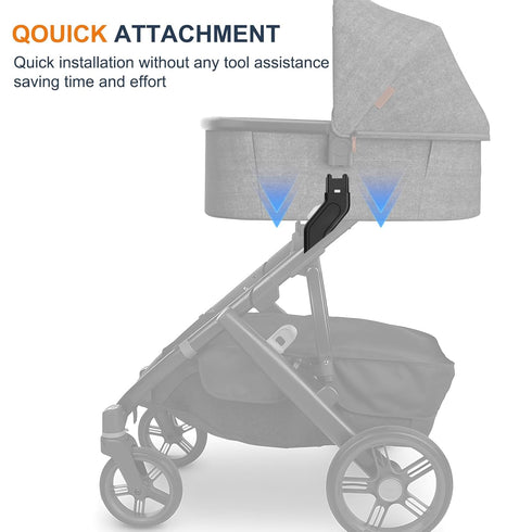 UTNVBTR V2, V3 V2, 1 Set Upper Adapter Accessories Compatible with UPPAbaby Vista, Vista and Vista Strollers Secure Fit
