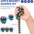 AYXXZJD 32 Pcs Magnetic Balls Fidget Toy,Adult Fidget Toys, Science Kit for Anxiety Relief,Office Desktop Decoration
