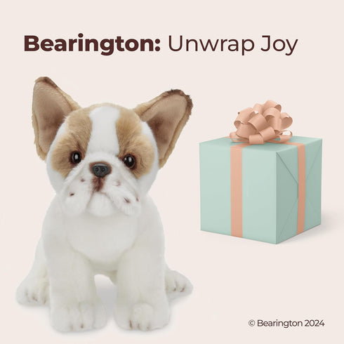 Bearington Frenchie Stuffed Animal, 13 Inch French Bulldog Plush Toy