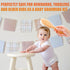 Booge 2 Pcs Baby Hair Brush, Baby Brush with Natural Soft Goat Bristles for Infant, Toddler, Newborns