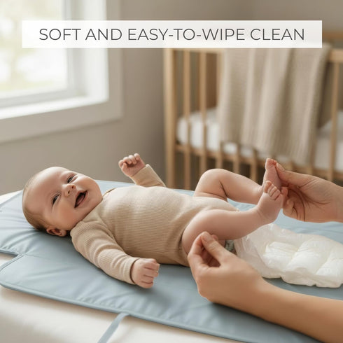 Portable Diaper Changing Pad - Soft and Easy to Clean Diaper Changing Mat for Babies - The Perfect Lightweight