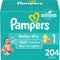 Pampers Baby Dry Diapers, Size 1, 204 Count, Absorbent Disposable Diapers