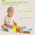 6-12 6 6-in-1 9 hahaland Silicone Baby Tissue Box Toy - Baby Toys Months Montessori Toys for Month Old Babies, Soft