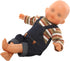Miunana Baby Doll Dress with Bear Backpack for 13-16 Inch Dolls, One-Piece Dress and Pajamas