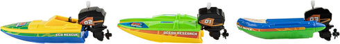 Pack, Wild Republic Ocean Boat Three Wind Up Motor, Gift for Kids, Great for Interactive Play