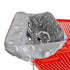 Portable Shopping Cart Cover, High Chair and Grocery Cart Covers for Babies, Kids, Infants (Gray Seaworld)