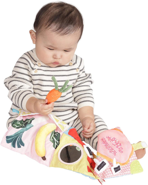 Mini-Apple Farm Soft Crinkle Book - Engaging Tactile Toy for Babies