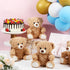 Liliful 8 Pieces 8 Inch Bear Stuffed Animal Bulk, Soft Plush Toys for Baby Shower and Birthday Party Gifts