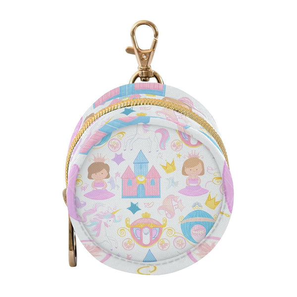 YETTASBIN Princess Elements Portable Pacifier Holder Case with Metal Hook Buckle & Zipper