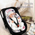 2 1 Pea Pod Baby Car Seat Head Support for Newborn, in Infant Car Seat Head Body Support for Girls Extra Soft