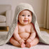 VitalCozy 12 (32 32 Inch,Colorful) Pcs Baby Muslin Hooded Bath Towels and Washcloths Muslin Cotton Hooded Baby Towels