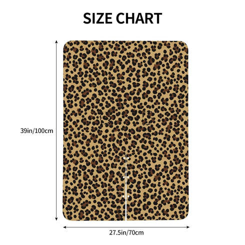 KiuLoam Animal Leopard Cheetah Print Baby Car Seat Canopy, Nursing Cover Breastfeeding Scarf, Stretchy Soft Breathable