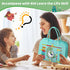 1 1-3 2-4 Toddler Busy Board for Year Old, Montessori Toy Sensory Busy Book for Toddler Fishing Game Life Skill