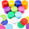 500 Pieces Plastic Poker Chips, Bulk Poker Card Game Chips, Counting Discs Markers for Learning Math, 37mm/10 Colors