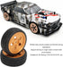VBESTLIFE RC Car Tires, Aluminum Alloy Rubber Wheel Rims Replacement for ZD Racing 1/16 S16 EX16 (2Pcs)