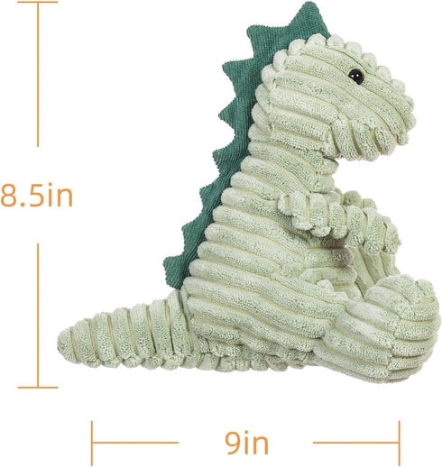 Apricot Lamb Toys Plush Matcha Dinosaur Stuffed Animal, Soft Cuddly Perfect for Childs (Matcha Dino, 8.5 Inches)