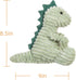 Apricot Lamb Toys Plush Matcha Dinosaur Stuffed Animal, Soft Cuddly Perfect for Childs (Matcha Dino, 8.5 Inches)