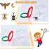 4 Pcs Insert Bug Viewer Magnifier Kit for Kids, Backyard Explorer Bug Catcher Box for Nature Exploration