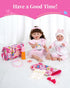11 Playset 17-22 Inch BABESIDE PCS Reborn Baby Doll Clothes and for Baby Doll Girl Outfits Accessories with Nursing Pad