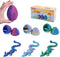 AKIDA 3 Pack Dragon Eggs with Dragon Inside, Dragon Egg Fidget Toy, 3D