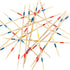 41 Piece 12 Inch Bamboo Pick Up Sticks Game Classic Table Game Fun Family Board Game Gift for Adults and Kids