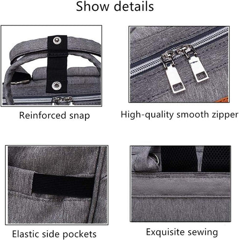 Backpack Diaper Bag for Baby Boy Girl, Multi-Function Diaper Bag for Baby Care,Diaper Bags Essentials for Mom, Dad