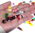 Miniature Food Drink Bottles Pretend Play Kitchen Game Party Toys (10 Bottles + 10 Random Foods)