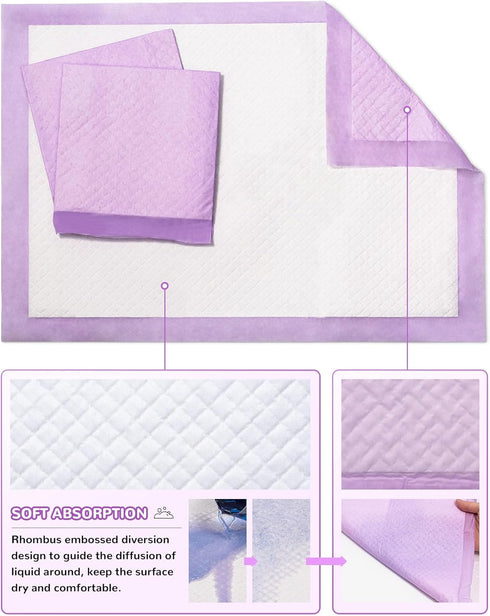 Buyockss 100 Pack 13 18 Baby Disposable Changing Pads Disposable Baby Underpads Ultra Soft Waterproof Diaper Changing