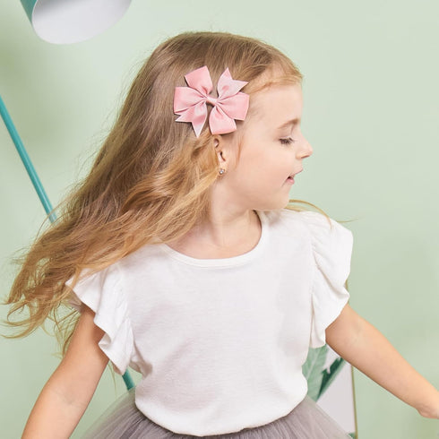60PCS 3 Inch Hair Bows, Grosgrain Ribbon Toddler Hair Accessories with Alligator Clip Bow for Girls