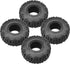OGRC 1.0 Soft and Sticky Tires for 1/18 TRX4M, 1/24 RC Crawler Axial SCX24 FMS FCX24 - 60 * 22mm