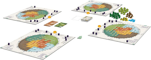 Evergreen - Abstract Strategy Board Game for Adults and Family, 1 to 4 Players, Ages 8+, 45-60 Min