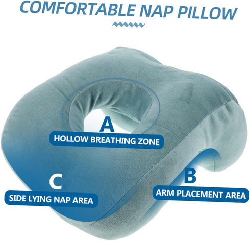 ULTECHNOVO Pregnancy Pillow Reading Pillow Cushion Pillows Desk Nap Pillow Stomach Pillow Wedge Back Case Arm