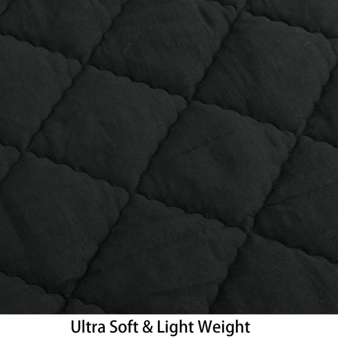 43x60 inches, NTBAY Down Alternative Oversized Toddler Comforter, Super Soft and Warm Solid Color Baby Crib Quilted